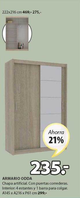 JYSK Armario odda oferta