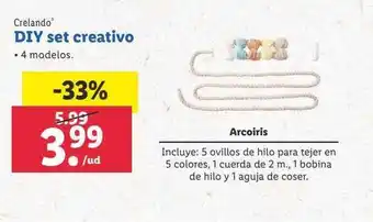 Lidl Crelando diy set creativo oferta