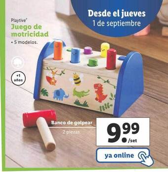 Lidl Playtive juego de motricidad oferta