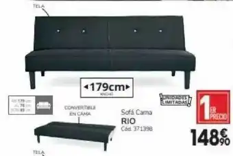 Conforama Sofá cama rio oferta