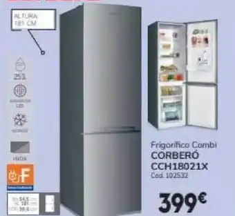 Conforama Frigorífico combi corberón cch18021x oferta