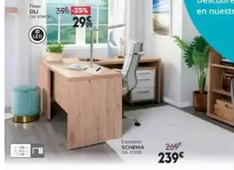 Conforama Escritorio schema flexo oli oferta