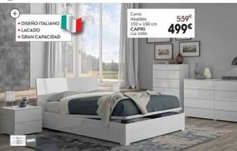 Conforama Cama abatible 150 x 190 cm capri oferta