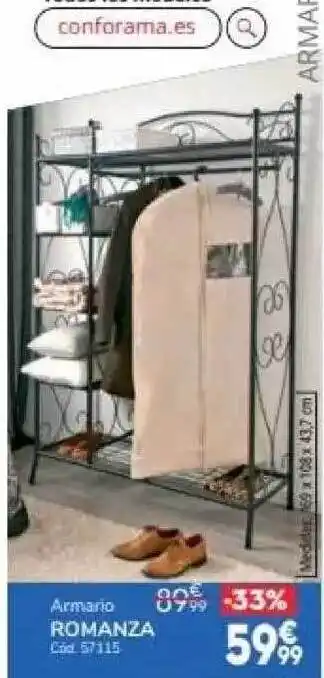 Conforama Armario romanza oferta