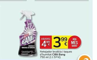 Consum Netejador brutícia i taques d'humitat cillit bang oferta