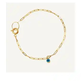 Roselin Pulsera ojo turco fígaro oro 9k oferta