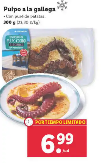 Lidl Pulpo a la gallega oferta