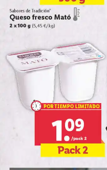 Lidl Queso Fresco Mató oferta