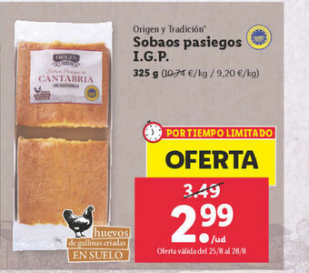 Lidl Sobaos Pasiegos I.G.P oferta