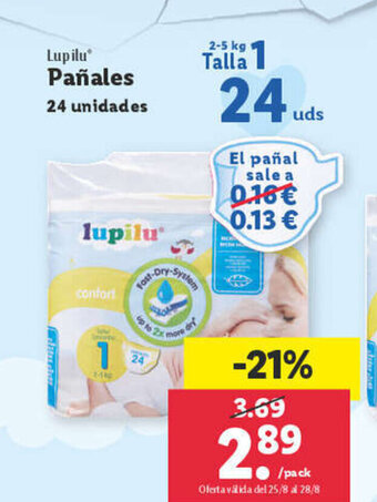 Lidl Lup Ilu Panales oferta