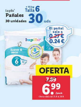 Lidl Lupilu Pañales oferta