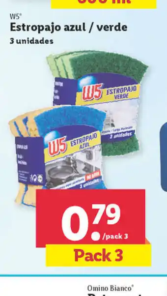 Lidl Estropajo Azul Verde oferta
