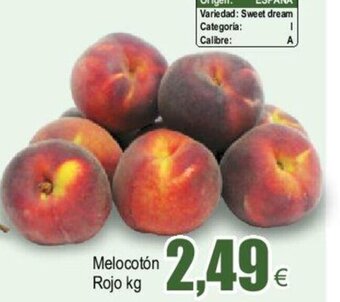 FROIZ Melocotón Rojo oferta