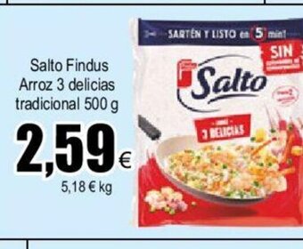 FROIZ Salto Findus Arroz 3 Delicias Tradicional oferta