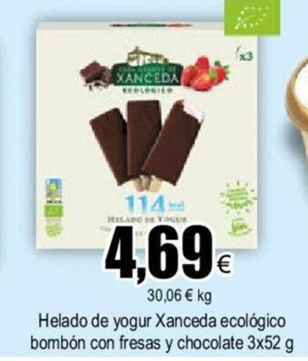 FROIZ Helado de Yogur Xanceda Ecológico Bombón Con Fresas y Chocolate oferta