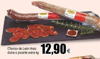 FROIZ Chorizo de León Araú Dulce o Picante Extra oferta