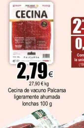 FROIZ Cecina de Vacuno Palcarsa Ligeramente Ahumada Lonchas oferta