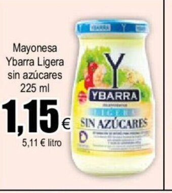 FROIZ Mayonesa Ybarra Ligera Sin Azúcares oferta