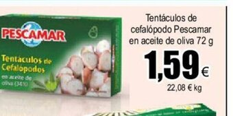 FROIZ Tentáculos de Cefalópodo Pescamar En Aceite de Oliva oferta