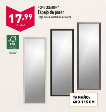 ALDI Espejo De Pared oferta