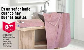 ALDI Toallas Premium oferta