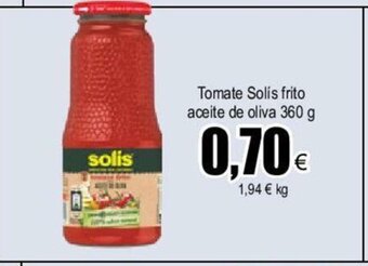 FROIZ Tomate Solis Frito Aceite De Oliva 360 g oferta