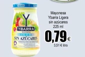 FROIZ Mayonesa Ybarra Ligera Sin Azucares oferta