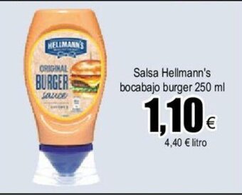 FROIZ Salsa Hellmann's Bocabajo Burger 250 ML oferta