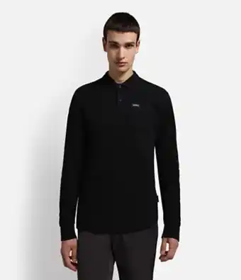 Napapijri Polo de manga larga maen oferta