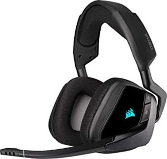Amazon Corsair void elite rgb wireless auriculares para juegos (7.1 sonido envolvente, inalámbrico de 2.4 ghz de baja latencia, 1... oferta