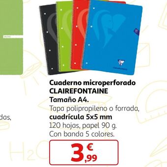 Alcampo Cuaderno oferta