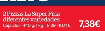 La Sirena Pizza oferta