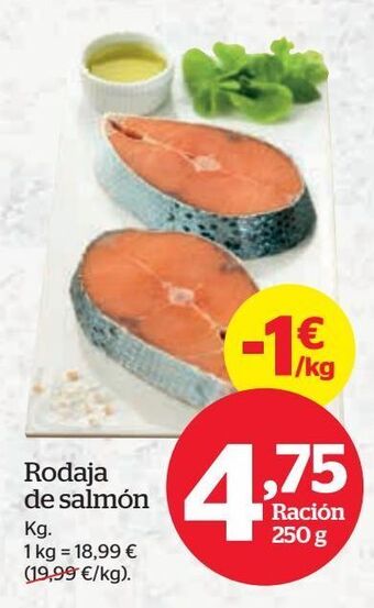 La Sirena Rodajas de salmón oferta