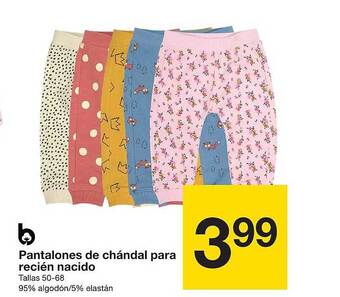 Zeeman Pantalones de chándal para recién nacido oferta