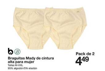Zeeman Braguitas mady de cintura alta para mujer oferta