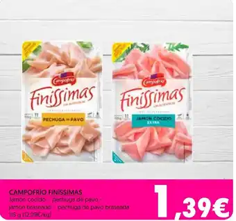 Hiper Usera Campofrío Finíssimas 115g oferta
