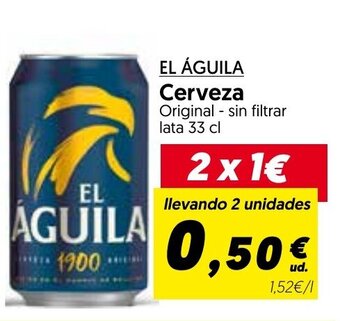 Hiper Usera El Águila Cerveza 33cl oferta