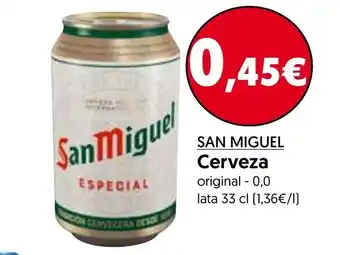 Hiper Usera San Miquel Cerveza 33cl oferta
