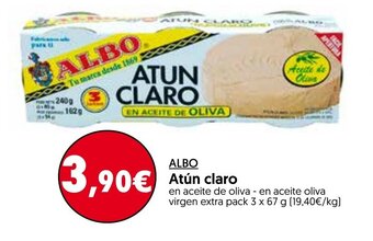 Hiper Usera Albo Atún claro 3 x 67g oferta