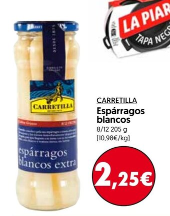 Hiper Usera Carretilla Espárragos blancos 205g oferta