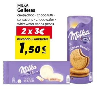 Hiper Usera Milka Galletas oferta