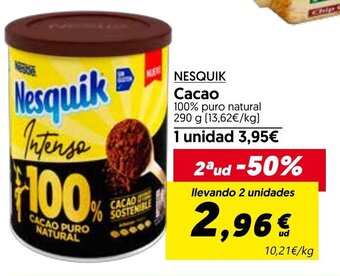 Hiper Usera Nesquik Cacao 290g oferta