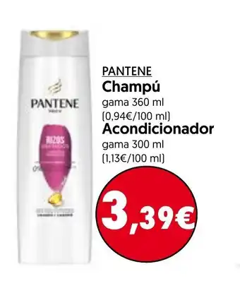 Hiper Usera Pantene Champú 360ml / Acondicionador 300ml oferta