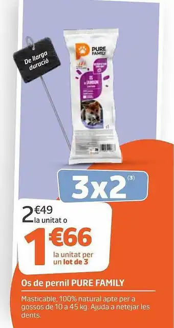 Jardiland Os de pernil pure family oferta