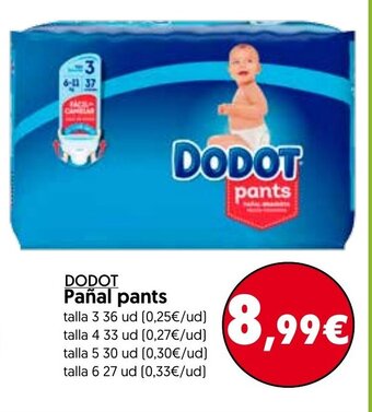Hiper Usera Dodot Pañal pants oferta