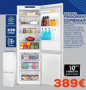Tiendas Electrón Samsung frigorífico combinado oferta
