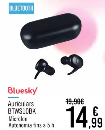 Carrefour Bluesky Auriculars BTWS10BK oferta