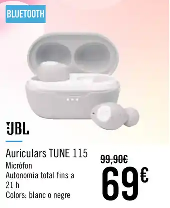 Carrefour JBL Auriculars Tune 115 oferta