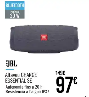 Carrefour JBL Altaveu Charge Essential Se oferta