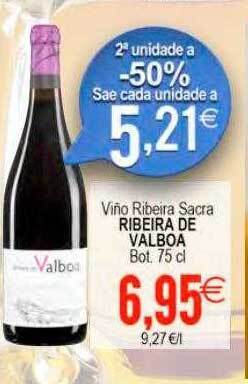 Plenus Supermercados Viño ribeira sacra ribeira de valboa oferta